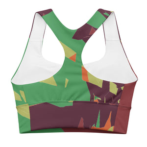 Longline sports bra Brownish - SAVANNAHWOOD