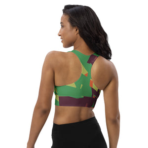 Longline sports bra Brownish - SAVANNAHWOOD