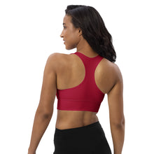 Longline Sports Bra Carmine - SAVANNAHWOOD