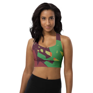 Longline sports bra Brownish - SAVANNAHWOOD