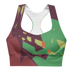 Longline sports bra Brownish - SAVANNAHWOOD