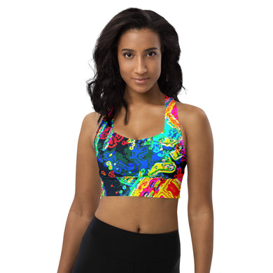 Longline sports bra Laughter - SAVANNAHWOOD
