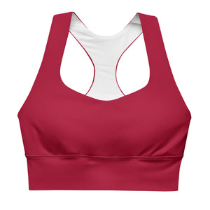Longline Sports Bra Carmine - SAVANNAHWOOD