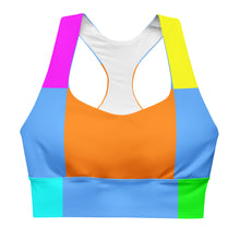 Longline sports bra Multicolor Block - SAVANNAHWOOD