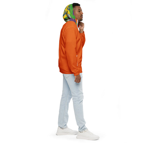 Men’s windbreaker Graffiti/Mango - SAVANNAHWOOD
