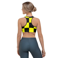 Savannahwood Black and Yellow Busy Bee Sports Bra - SAVANNAHWOOD