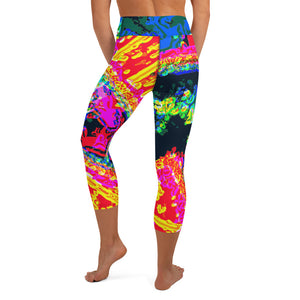 Yoga Capri Leggings Laughter - SAVANNAHWOOD