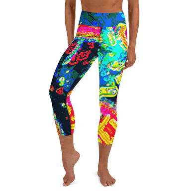 Yoga Capri Leggings Laughter - SAVANNAHWOOD