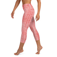 Yoga Capri Leggings Denim Red - SAVANNAHWOOD