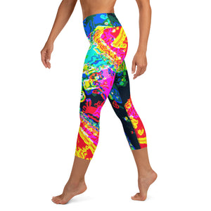 Yoga Capri Leggings Laughter - SAVANNAHWOOD