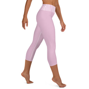 Yoga Capri Leggings Lavish Stripe - SAVANNAHWOOD