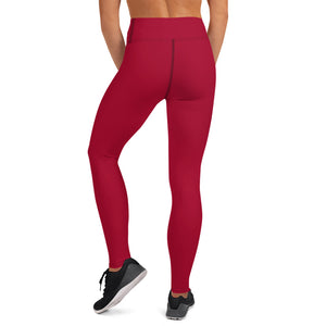Yoga Leggings Carmine - SAVANNAHWOOD