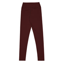 Yoga Leggings Burgundy - SAVANNAHWOOD