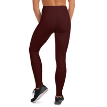 Yoga Leggings Burgundy - SAVANNAHWOOD