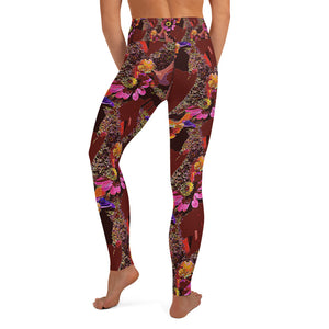 Yoga Leggings Handful of Flowers - SAVANNAHWOOD