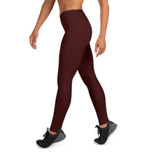 Yoga Leggings Burgundy - SAVANNAHWOOD
