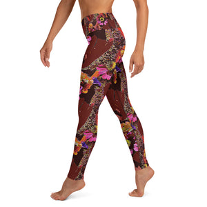 Yoga Leggings Handful of Flowers - SAVANNAHWOOD