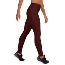 Yoga Leggings Burgundy - SAVANNAHWOOD