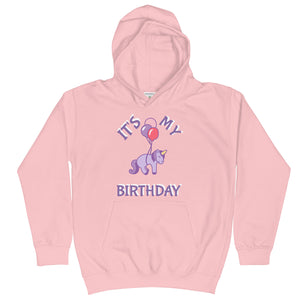 Kids Hoodie Birthday Purple Unicorn - SAVANNAHWOOD