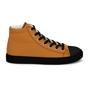 Men’s high top canvas shoes Bronze/Black - SAVANNAHWOOD