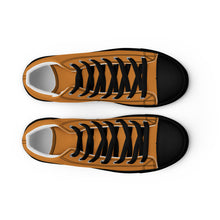 Women’s high top canvas shoes Bronze/Black - SAVANNAHWOOD