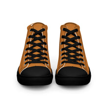 Women’s high top canvas shoes Bronze/Black - SAVANNAHWOOD