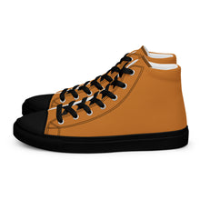 Women’s high top canvas shoes Bronze/Black - SAVANNAHWOOD