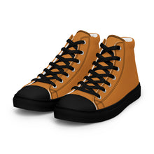 Women’s high top canvas shoes Bronze/Black - SAVANNAHWOOD
