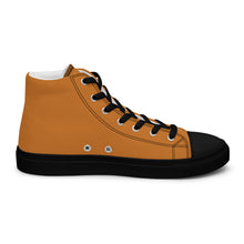 Women’s high top canvas shoes Bronze/Black - SAVANNAHWOOD