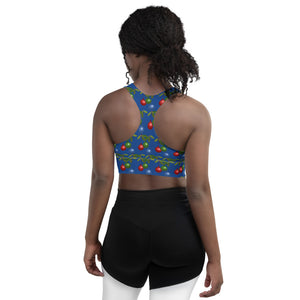 Longline Bulbs sports bra - SAVANNAHWOOD