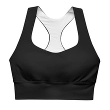Longline sports bra Black - SAVANNAHWOOD