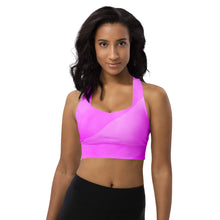 Longline Sports Bra Think Pink - SAVANNAHWOOD