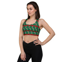 Longline Candy Cane sports bra - SAVANNAHWOOD