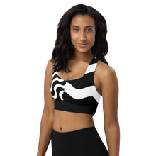 Longline sports bra Monochrome - SAVANNAHWOOD