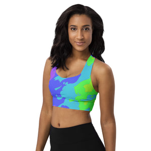 Longline Sports Bra Tie Dye - SAVANNAHWOOD
