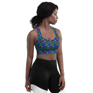 Longline Bulbs sports bra - SAVANNAHWOOD