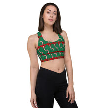 Longline Candy Cane sports bra - SAVANNAHWOOD