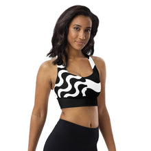 Longline sports bra Monochrome - SAVANNAHWOOD
