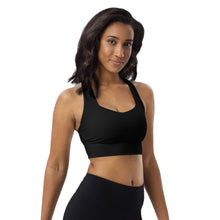 Longline sports bra Black - SAVANNAHWOOD