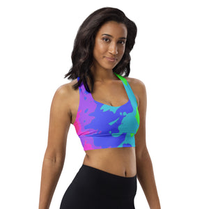 Longline Sports Bra Tie Dye - SAVANNAHWOOD