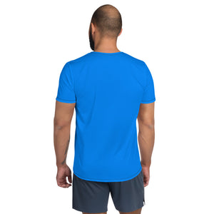 Men's Athletic T-shirt Blue - SAVANNAHWOOD