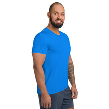 Men's Athletic T-shirt Blue - SAVANNAHWOOD