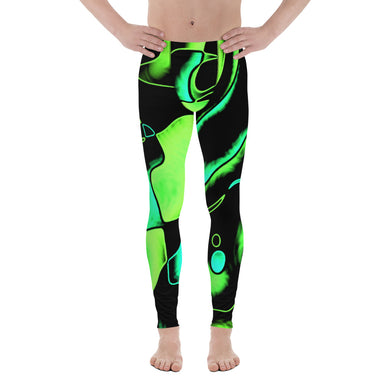 Men's Leggings Colorful Lime - SAVANNAHWOOD