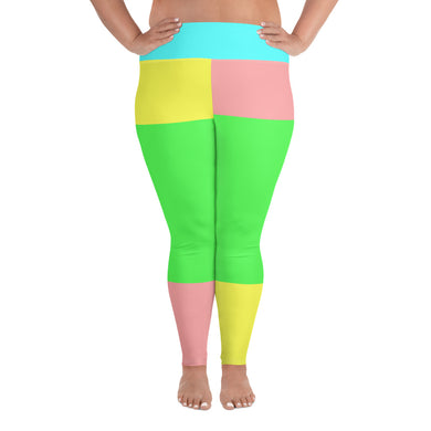 Plus Size Leggings Pastel - SAVANNAHWOOD