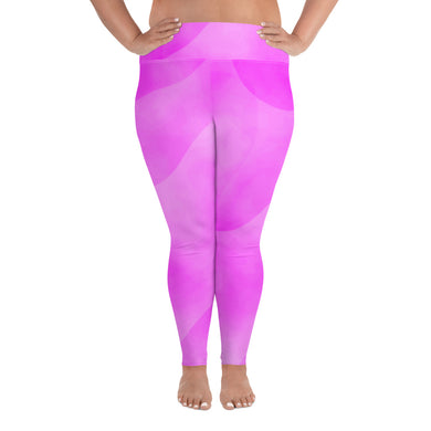 Plus Size Leggings 2x-6x Think Pink - SAVANNAHWOOD
