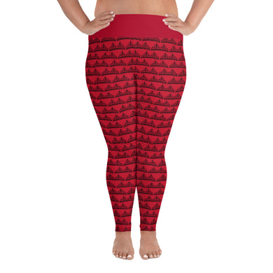 Yoga Leggings Black and Red - SAVANNAHWOOD