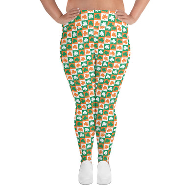Plus Size Leggings St Patrick's Day - SAVANNAHWOOD