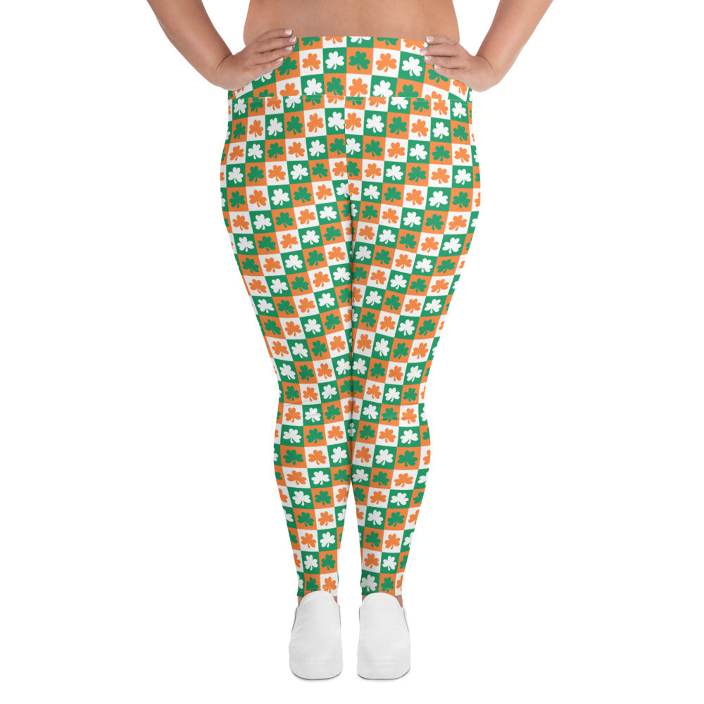 Plus Size Leggings St Patrick's Day - SAVANNAHWOOD