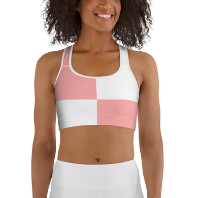 Sports bra Pink/White - SAVANNAHWOOD