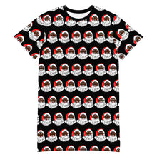 T-shirt dress African American Santa Black - SAVANNAHWOOD